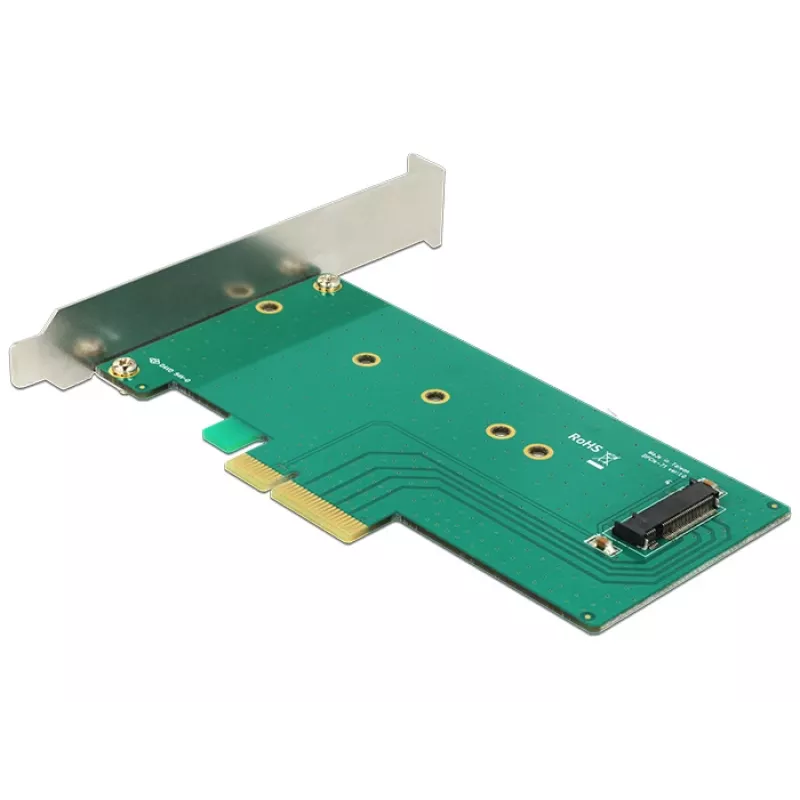 Delock Placa PCI Express x4 para 1 x NVMe M.2 Key M interno 110 mm - Fator de forma Low Profile