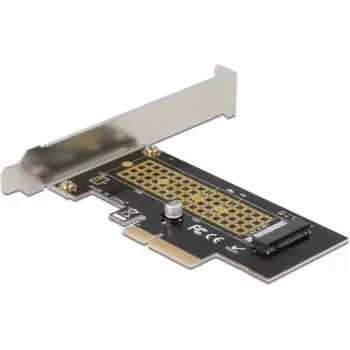Delock placa PCI Express x4 para 1 x NVMe M.2 Key M interno de 80 mm - fator de forma Low Profile 90047