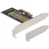 Delock placa PCI Express x4 para 1 x NVMe M.2 Key M interno de 80 mm - fator de forma Low Profile 90047