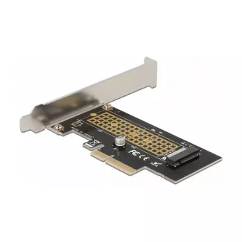 Delock placa PCI Express x4 para 1 x NVMe M.2 Key M interno de 80 mm - fator de forma Low Profile 90047