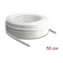 Delock mangueira de ar comprimido 10 x 6,5 mm PU rolo de 50 m branco