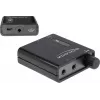 Delock amplificador de auscultadores estéreo portátil com duas saídas e reforço de graves
