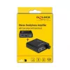 Delock amplificador de auscultadores estéreo portátil com duas saídas e reforço de graves