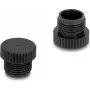 Delock tampa de proteção para conector fêmea M12, para aparafusar, plástico, IP67 à prova de pó e água, preto (60845)