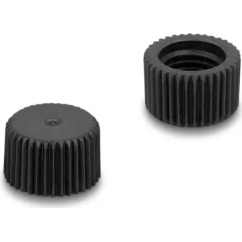 Delock Tampa de proteção para conector M8, para aparafusar, plástico, IP67 à prova de pó e água, preto 60846