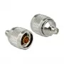 DeLOCK Adaptador RF N Plug to SMA Jack 50 Ohm