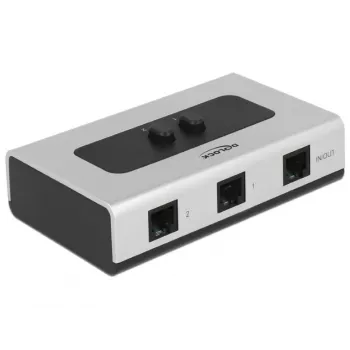 Delock RJ11 comutador manual bidirecional 2 portas
