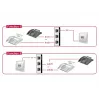 Delock RJ11 comutador manual bidirecional 2 portas