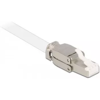 Delock Ficha RJ45 Cat.6A STP montagem de campo sem ferramentas 86927