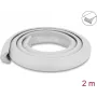 Fita de proteção de arestas em espuma autoadesiva Delock 35 x 13 mm, 2 m, cinzento 18489