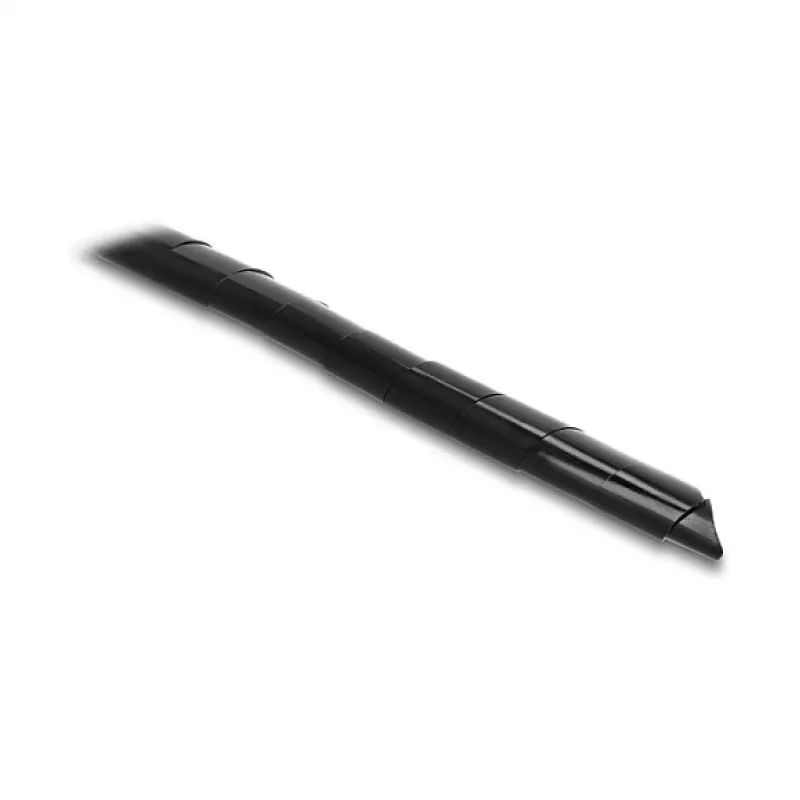 Tubo espiral Delock 15 mm de diâmetro 10 m preto