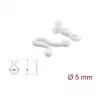 Delock espiral para cabos 5 mm transparente, 100 unid.