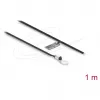 Delock Cabo sensor de temperatura M4, NTC 10kOhm, B25/85 3435K, cabo plano XLPE 1m, 2x extremidades abertas