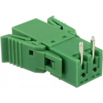 Conjunto de blocos de terminais Delock para placa de circuito impresso 2 polos 3,81 mm passo horizontal 65952