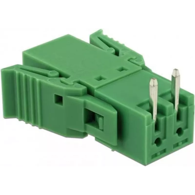 Conjunto de blocos de terminais Delock para placa de circuito impresso 2 polos 3,81 mm passo horizontal 65952