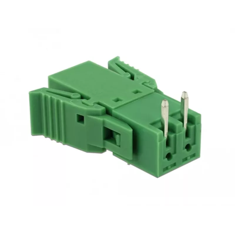 Conjunto de blocos de terminais Delock para placa de circuito impresso 2 polos 3,81 mm passo horizontal 65952