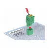 Delock Conjunto de blocos de terminais para placa de circuito impresso, 2 pinos, passo 5,08 mm, vertical 66500
