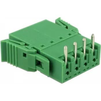 Delock Conjunto de blocos de terminais para placa 4 pinos, passo 3,81 mm, horizontal (65954)