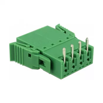 Delock Conjunto de blocos de terminais para placa 4 pinos, passo 3,81 mm, horizontal (65954)
