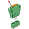 Delock Conjunto de blocos de terminais para placa 4 pinos, passo 3,81 mm, vertical (65970)