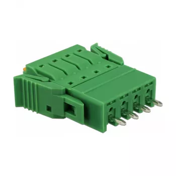 Delock Conjunto de blocos de terminais para placa 4 pinos, passo 3,81 mm, vertical (65970)