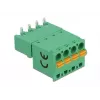 Conjunto de blocos de terminais Delock para placa 4 polos 5,08 mm passo horizontal 66506