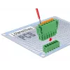 Conjunto de blocos de terminais Delock para placa 6 polos 3,81 mm passo vertical (65972)