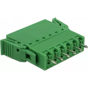 Conjunto de blocos de terminais Delock para placa 6 polos 3,81 mm passo vertical (65972)