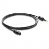 Cabo TOSLINK Delock Mini TOSLINK ficha de 3,5 mm para ficha TOSLINK, Ø 2,2 mm, 1,5 m, preto