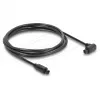 Delock Cabo de Áudio Ótico Digital TOSLINK, 90° Angular para Reto, 1,5 m, 4 mm, Preto
