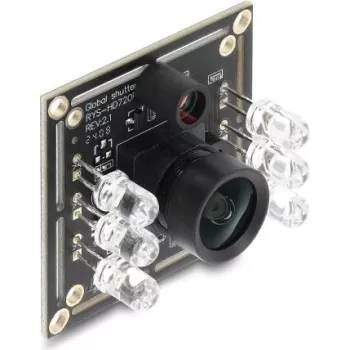 Módulo de câmara USB 2.0 Delock com Global Shutter monocromático 0,92 MP 65° 6 LED V6 foco fixo (96410)