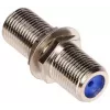 DELTA Conector fêmea F para conector fêmea F, coaxial, 75 Ohm, latão com revestimento de cobre