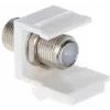 DELTA FX-F1 Módulo keystone de fibra ótica, adaptador SC simplex/LC duplex, branco