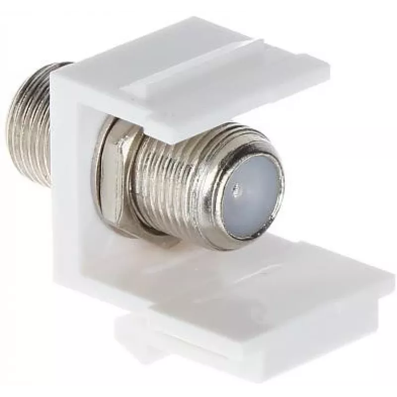 DELTA FX-F1 Módulo keystone de fibra ótica, adaptador SC simplex/LC duplex, branco