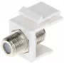 DELTA FX-F1 Módulo keystone de fibra ótica, adaptador SC simplex/LC duplex, branco