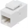 DELTA FX-RJ45-G/RJ45-G/6 Keystone Jack Cat6 blindado, sem ferramentas, contactos dourados