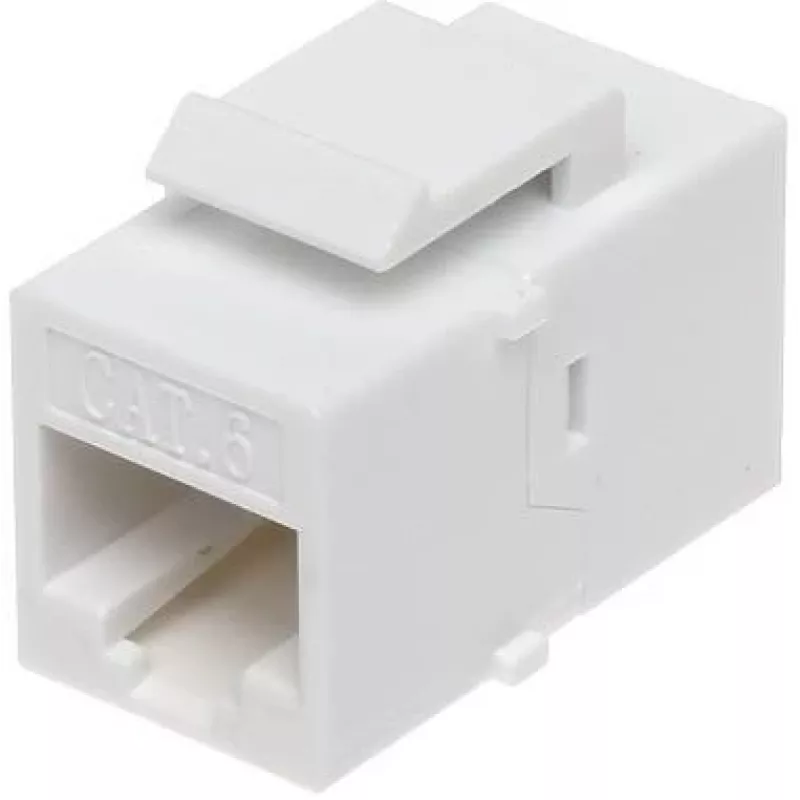 DELTA FX-RJ45-G/RJ45-G/6 Keystone Jack Cat6 blindado, sem ferramentas, contactos dourados