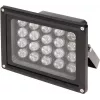 Delta IRL-30/120 Iluminador infravermelho exterior, 850nm, alcance de 30m, ângulo de emissão de 120°, IP66, preto