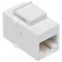DELTA Módulo Keystone FX-RJ45-G/RJ45-G Cat.6 UTP Conector fêmea RJ45 para conector fêmea RJ45, cinzento