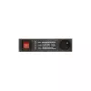 DELTA PD-6/R-SPD-3L Régua de Tomadas 6 Tomadas com Proteção contra Sobretensão, Interruptor Bipolar, Cabo de 1,5 m, Tomadas Tipo E, 2300 W, Preto