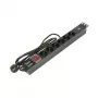 Extensão elétrica DELTA 6 tomadas Schuko PD-6/R-USB