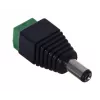 DELTA S-55 Ficha de rede DC 5,5x2,1 mm conector de terminais de parafuso