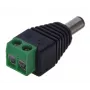 DELTA S-55 Ficha de rede DC 5,5x2,1 mm conector de terminais de parafuso