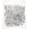 Braçadeira de cabo DELTA TRZ-7/100 branco 100 unidades - suporte de cabo redondo com prego 7 mm em polietileno para encaminhamento de cabos em interiores