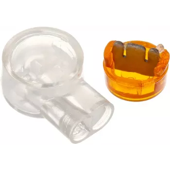 Conector rápido DELTA UY-4CI/100 UY-4CI/100, IDC com gel, 4 condutores, 100 unid.