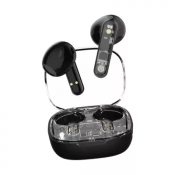 Auscultadores in-ear TWS DELTACO Streetz BT Transparente Preto