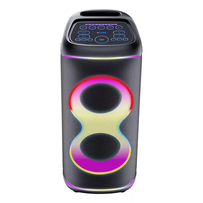 Coluna de festa Bluetooth portátil Denver BPS-370 1000W PMPO