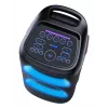 Coluna de festa Bluetooth Denver BPS-470 com karaoke, 2000W PMPO, 20W RMS, luzes LED, rádio FM, TWS, incl. microfone, preto