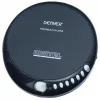 Denver DM-24 Leitor de CD portátil com auscultadores, Preto