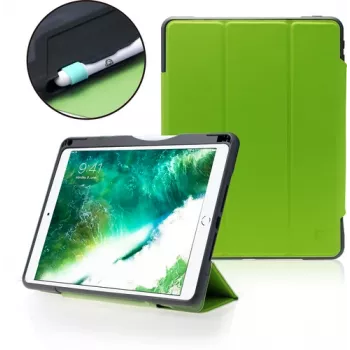 DEQSTER Capa robusta (2021) para iPad 10.2 (7.ª/8.ª/9.ª ger.), verde